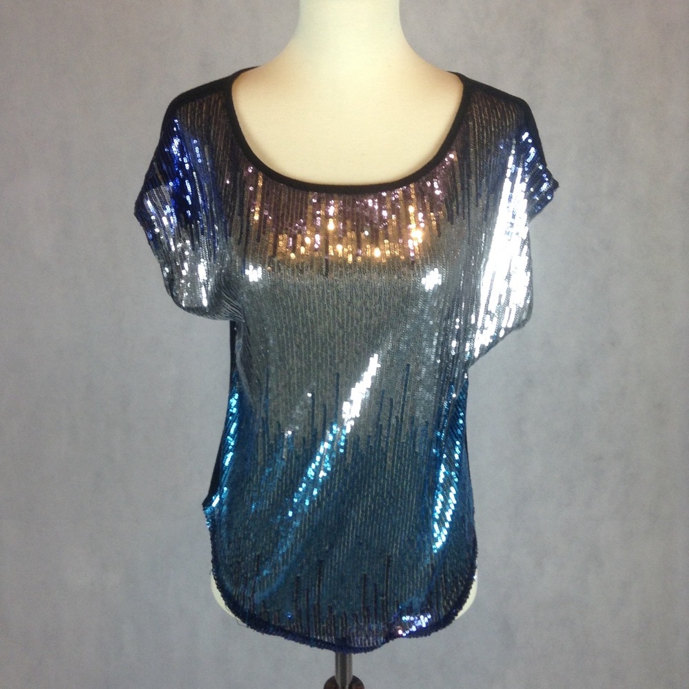 Sequin Ombré Top